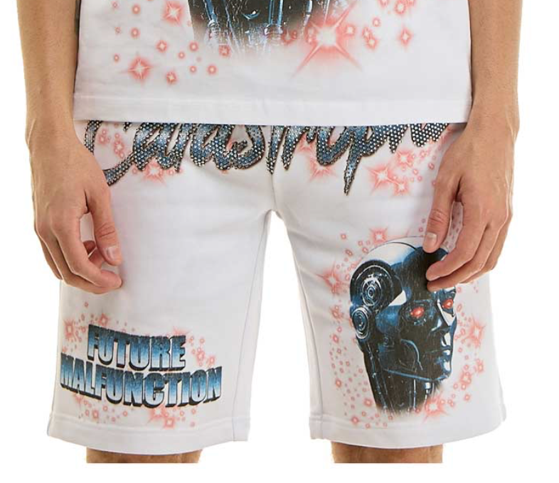 KNC032-KDNK WHITE SHORT CATASTROPHE