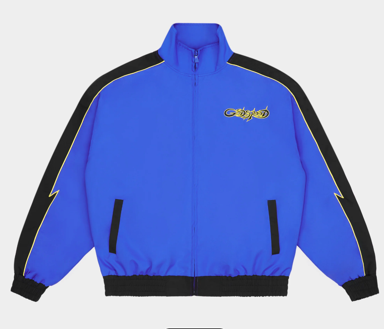 Godspeed Track Blue Black Yellow Jacket