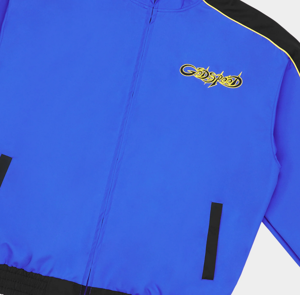 Godspeed Track Blue Black Yellow Jacket