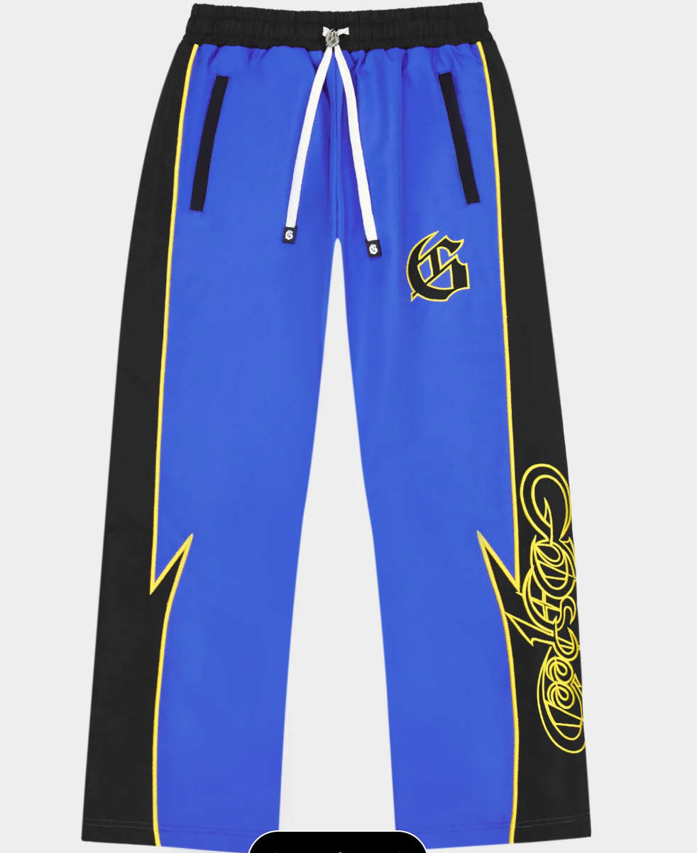Godspeed Track Blue Black Yellow Pants