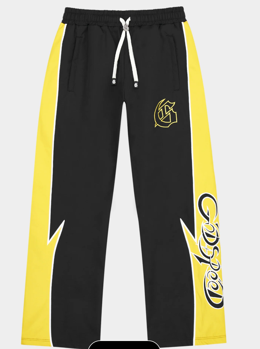 Godspeed Track Black Yellow Pants