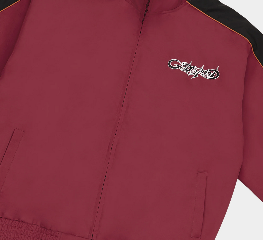 Godspeed Track Wine Red Black Jacket