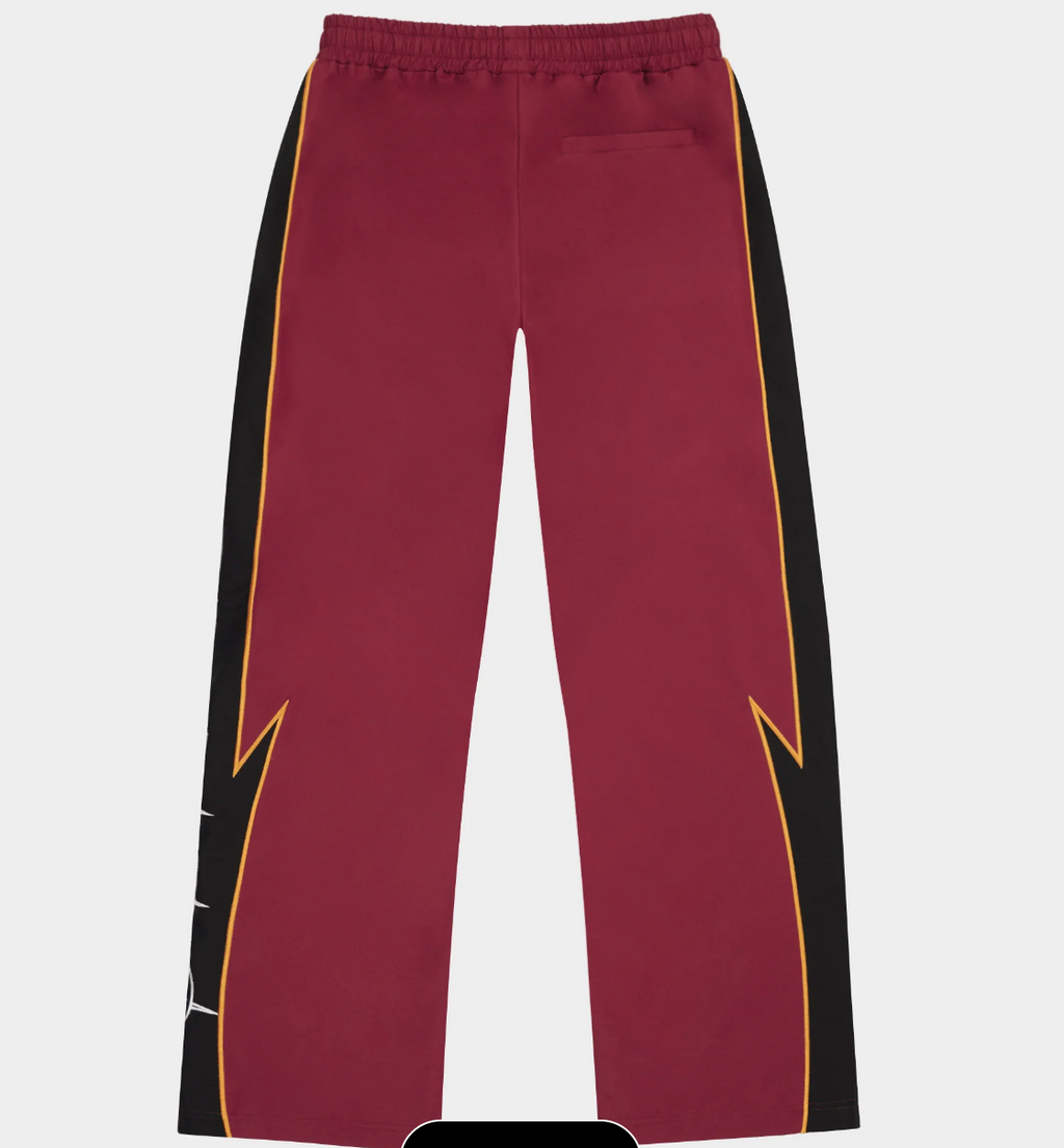 Godspeed Track Wine Red Black Pants