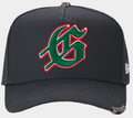 GODSPEED HAT BLACK/GREY GREEN RED INSIGNIA HAT