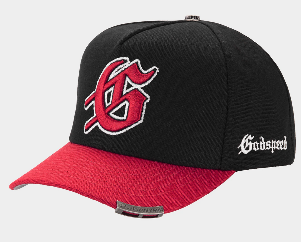 GODSPEED HAT BLACK RED INSIGNIA HAT