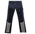 Triple Sevens 777 Black Flared Denim