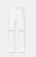 RTA MF24D624- BRYANT SKINNY JEAN | WHITE REST IN PEACE