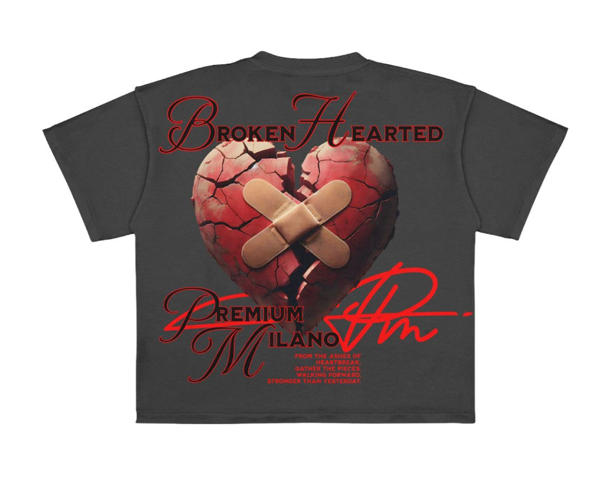 Premium Milano Tee Broken Hearted PREM-CT261-112