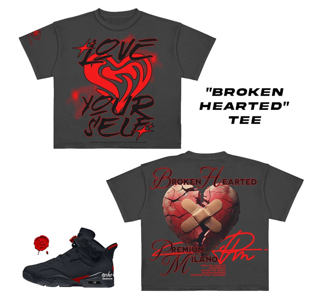 Premium Milano Tee Broken Hearted PREM-CT261-112