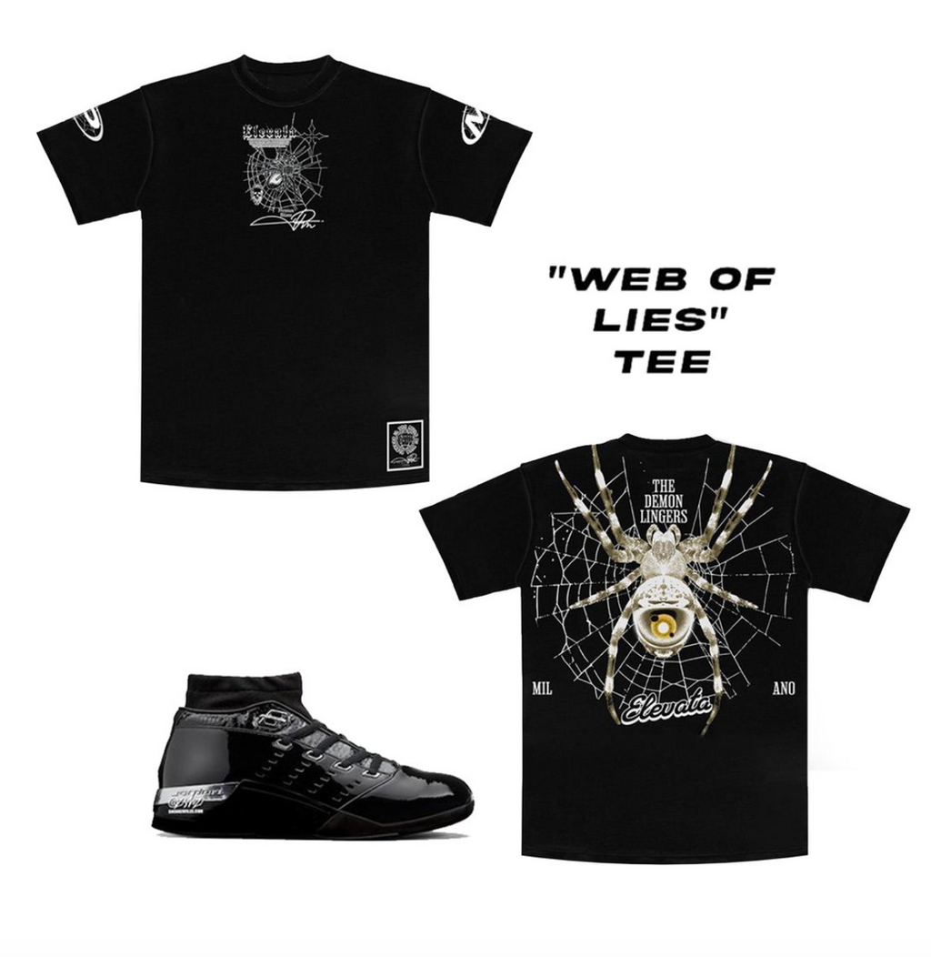 Premium Milano Tee Black Web Of Lies PREM-CT262-128