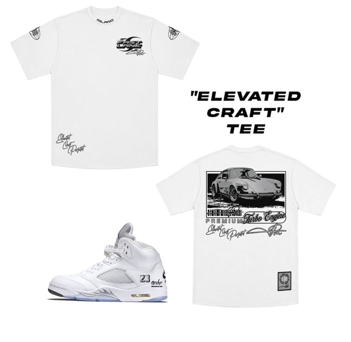 Premium Milano Tee Elevated Craft PREM-CT261-105