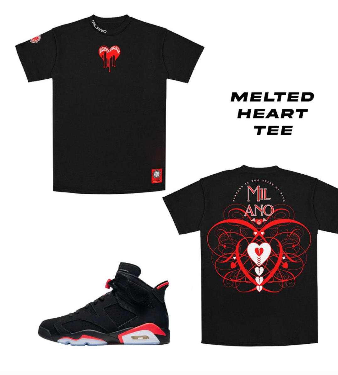 Premium Milano Tee Melted Heart PREM-CT261-111