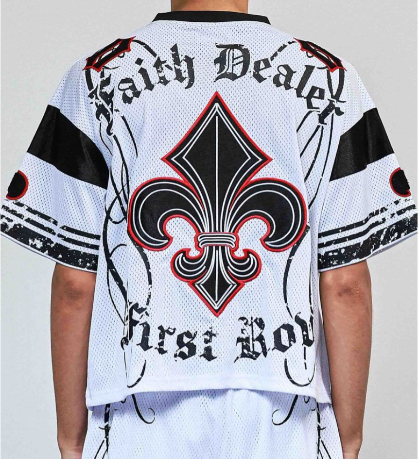 FRR1014 FAITH DEALER FOOTBALL JESRSEY