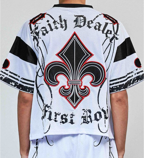 FRR1014 FAITH DEALER FOOTBALL JESRSEY