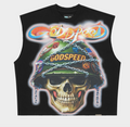 Godspeed Sleeveless Black Tee Badges of Honor