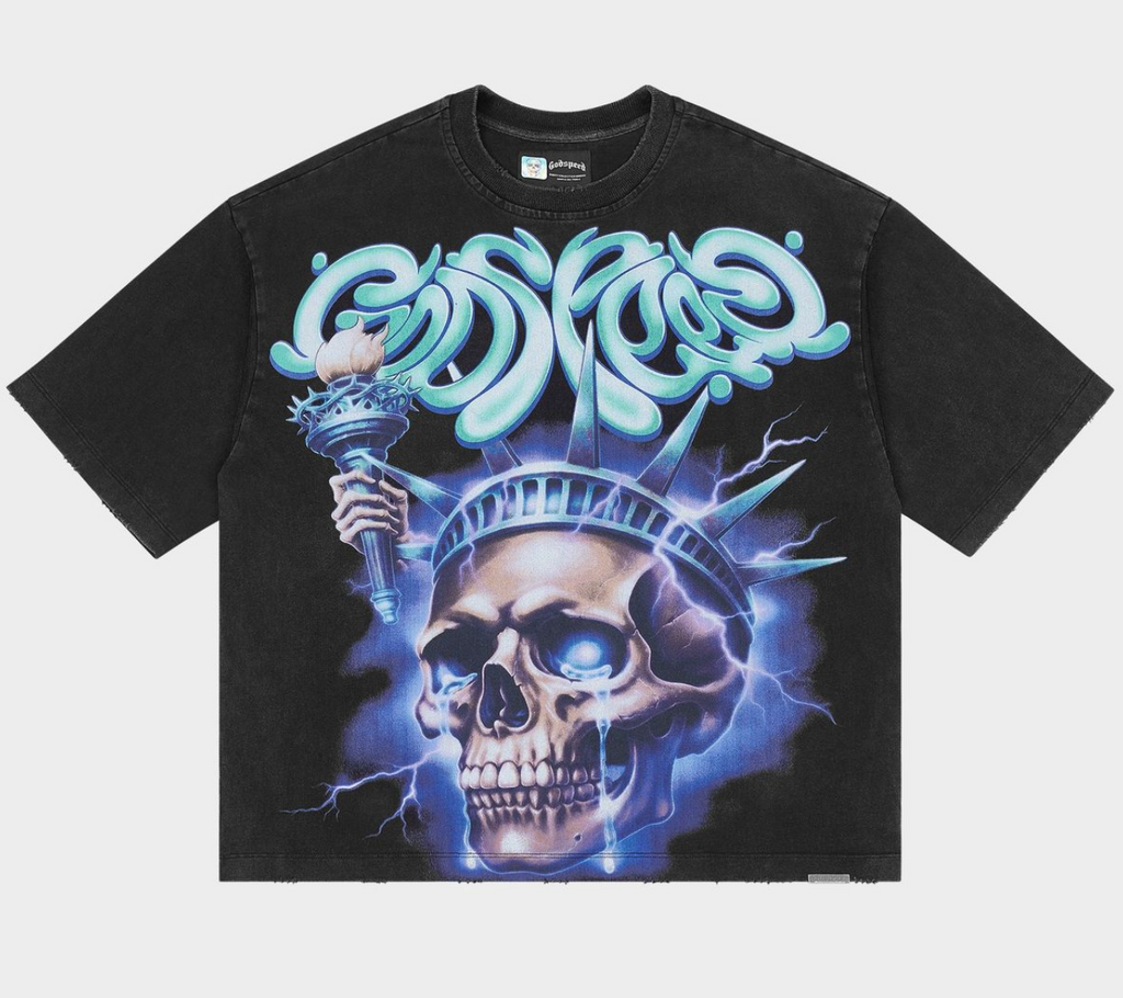 Godspeed Tee Black Liberty Tears