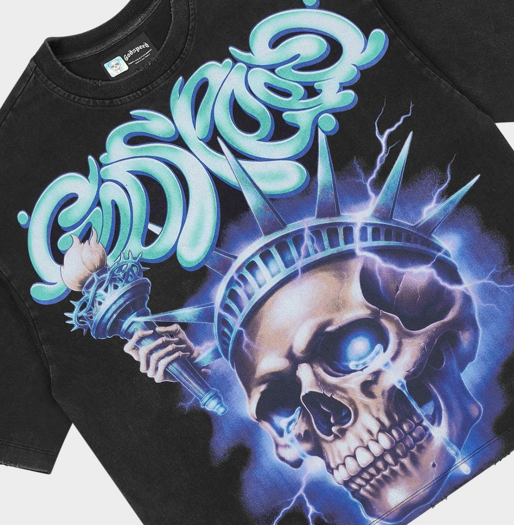 Godspeed Tee Black Liberty Tears