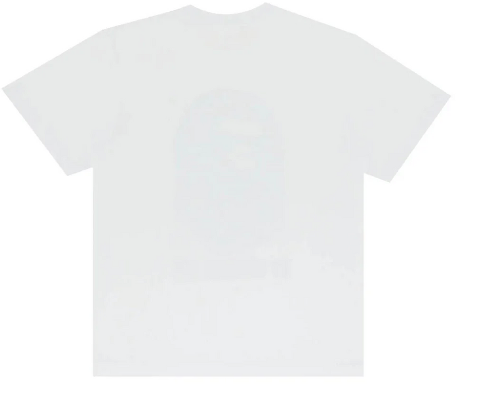 BAPE TEE ABC CAMO WHITE BLUE BY BATHING APE