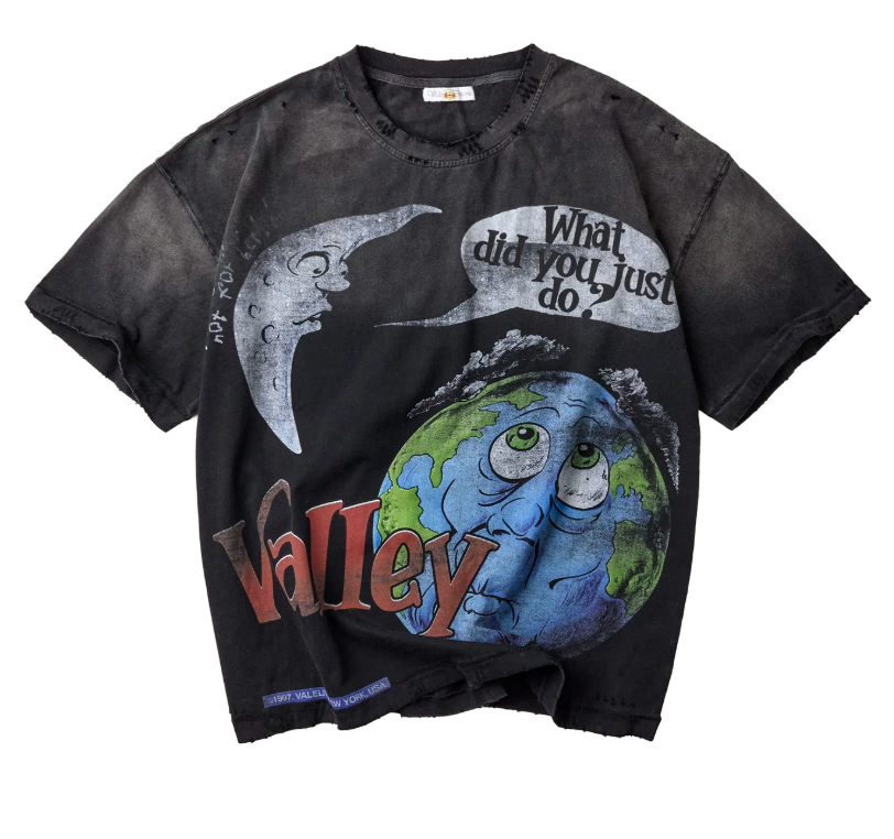 VALE FOREVER WORLD PEACE BLACK TEE