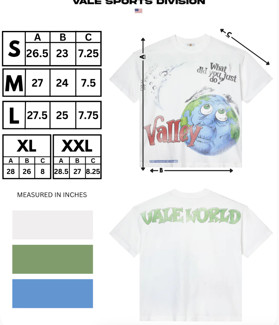 VALE FOREVER WORLD PEACE WHITE TEE