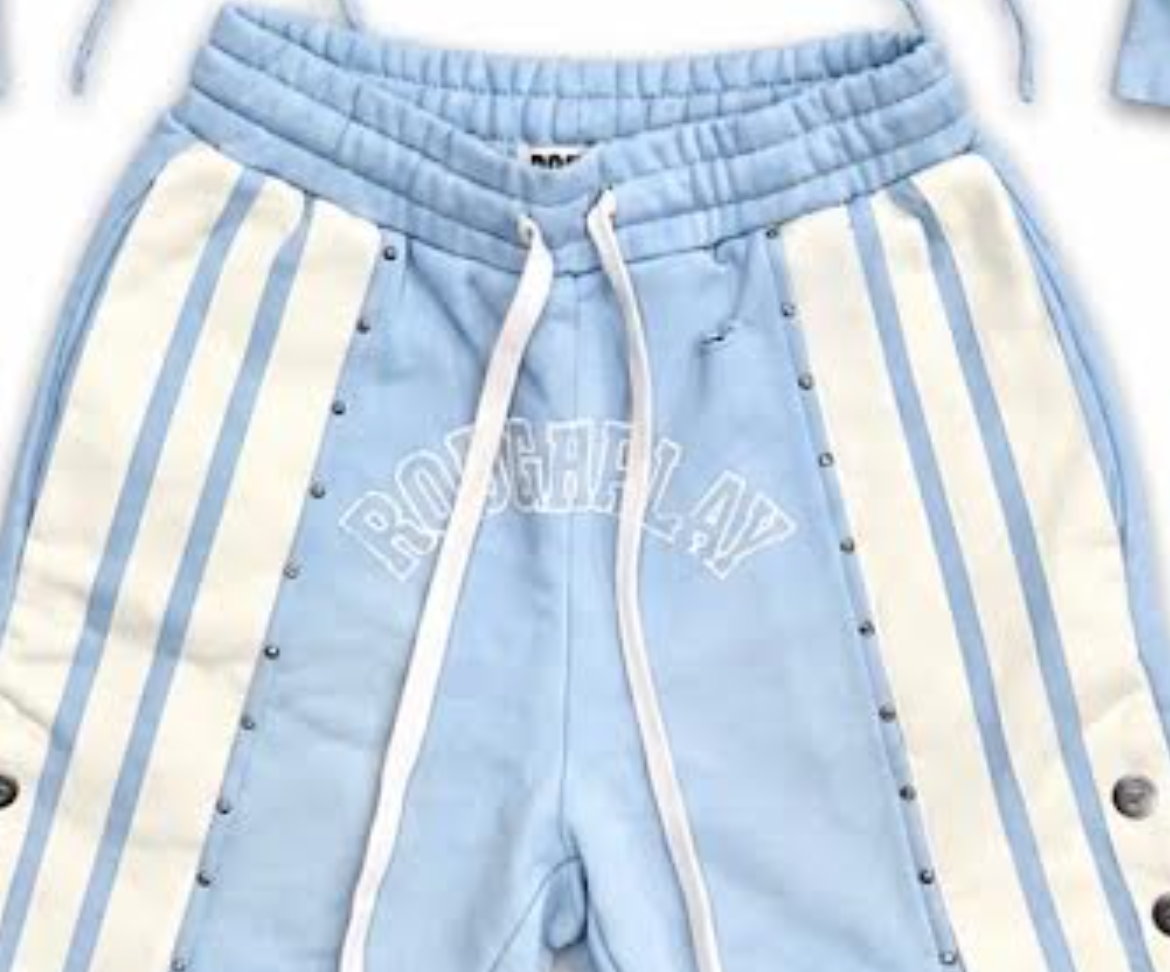Rough Play Baby Blue Stripe Short