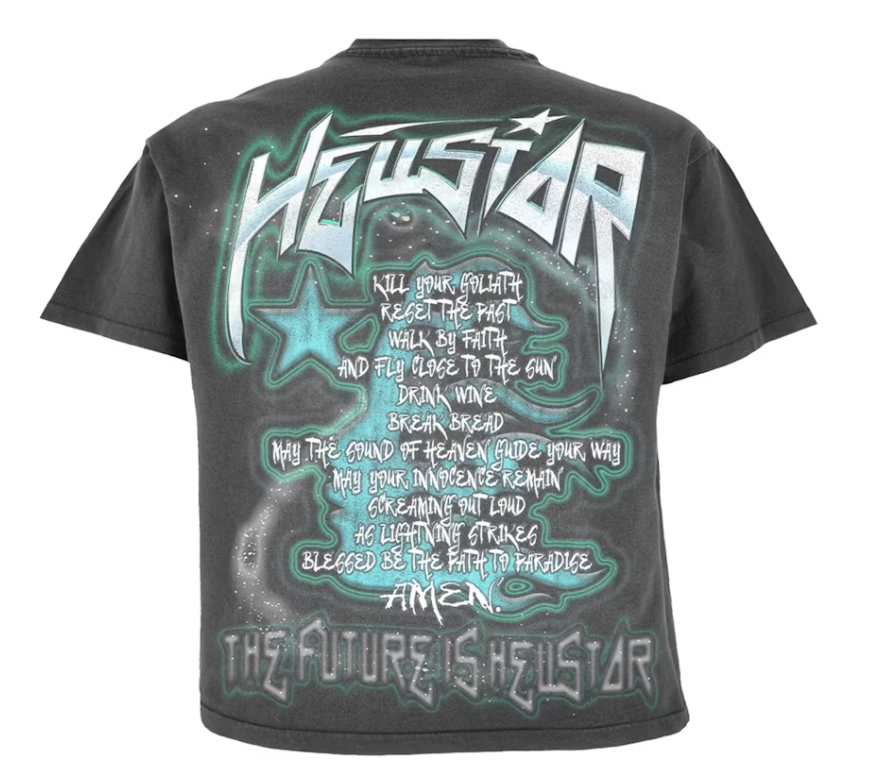 Hellstar Black Green The Future T-Shirt