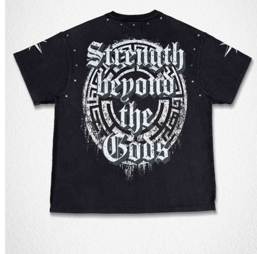 FRT2290 -GODS AND MORTALS BEYOND STRENGTH TEE