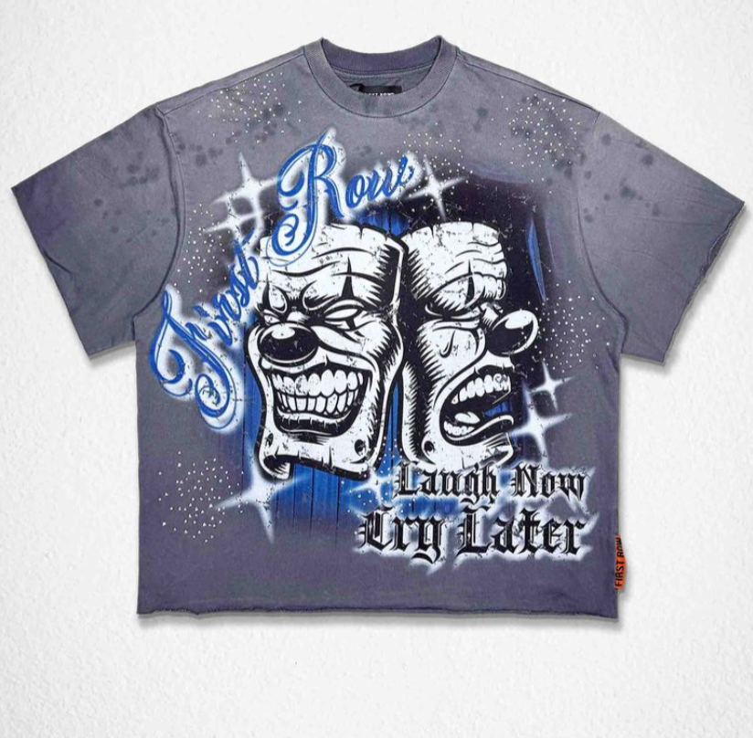 FRM3066 - LAUGH NOW CRY LATER TWO FACE TEE