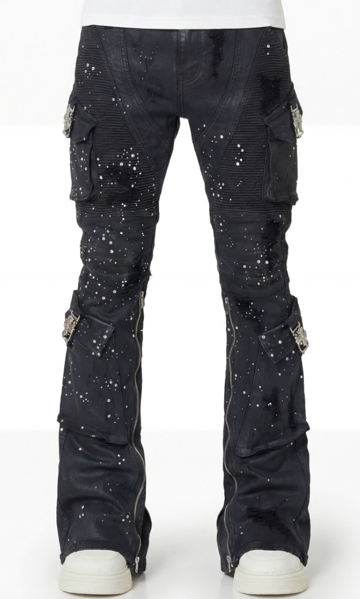 GUAPI JEANS BLACK OPS WAXED
