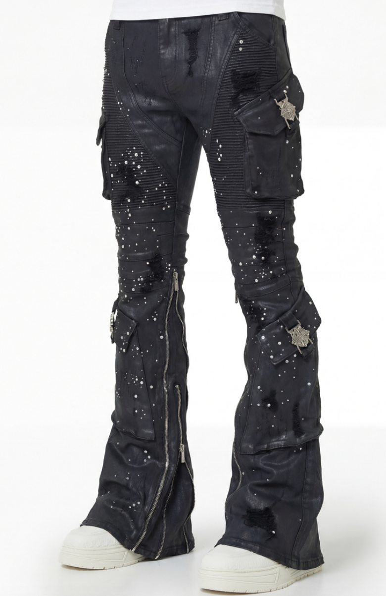 GUAPI JEANS BLACK OPS WAXED