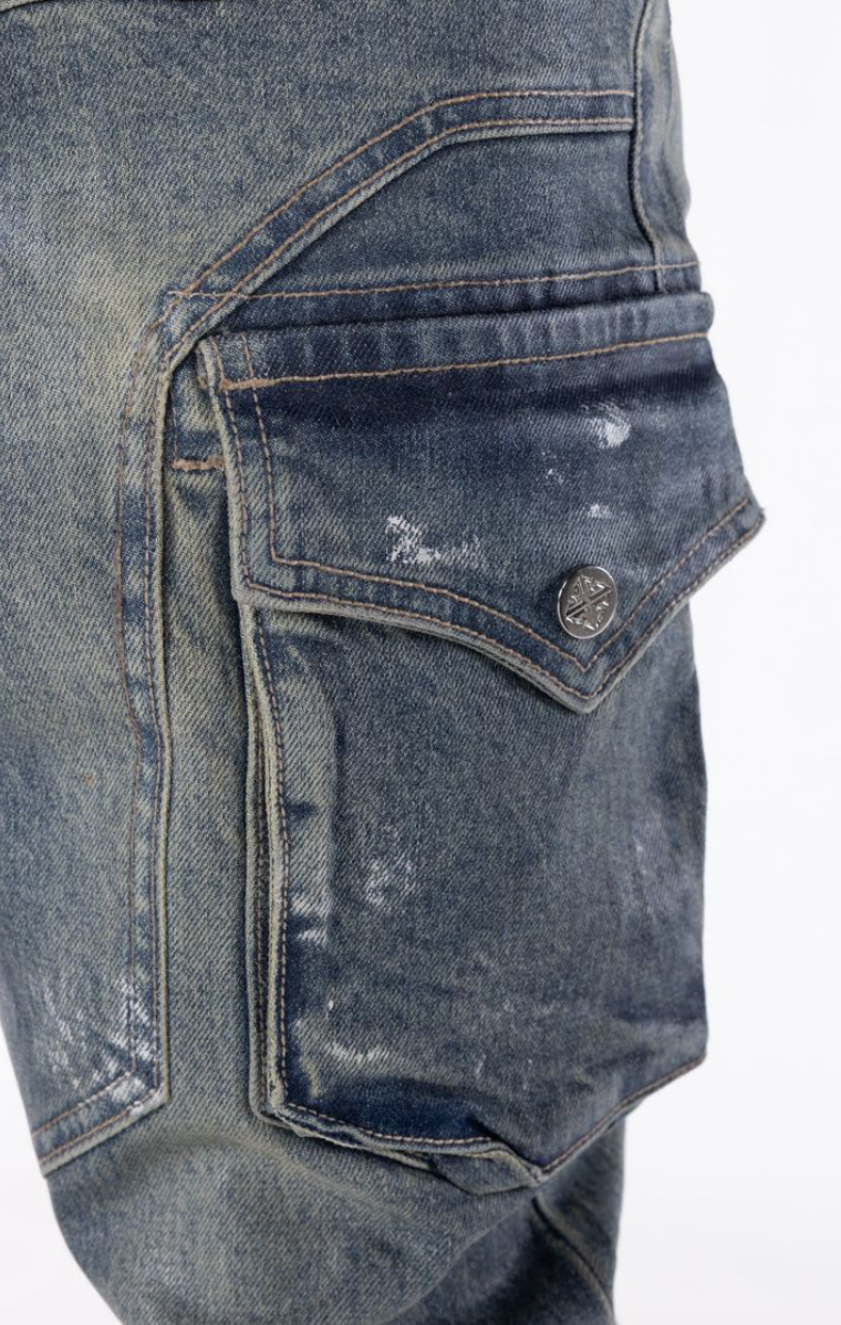 GUAPI JEANS AQUA BLUE WAXED ROPE