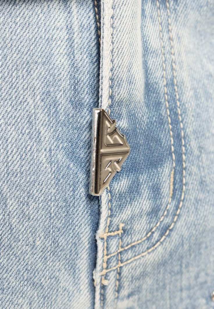 GUAPI JEANS AQUA BLUE SPIDER DENIM