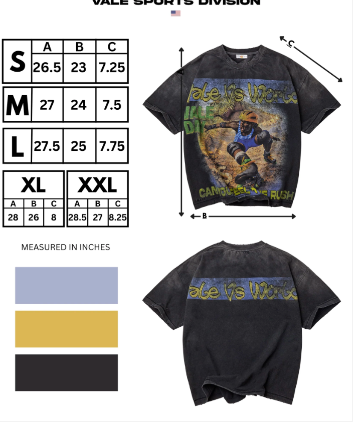 VALE FOREVER TEE RUSH BLACK