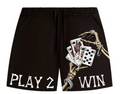 SH5318 - PLAY TO WIN SHORT BLACK