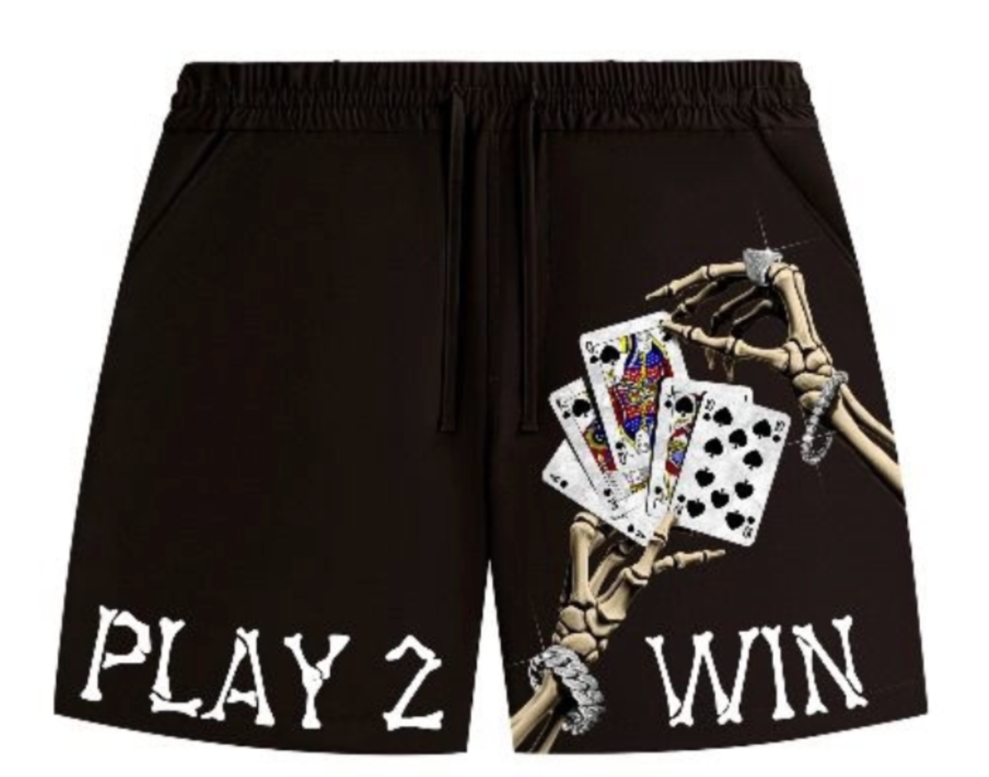 SH5318 - PLAY TO WIN SHORT BLACK