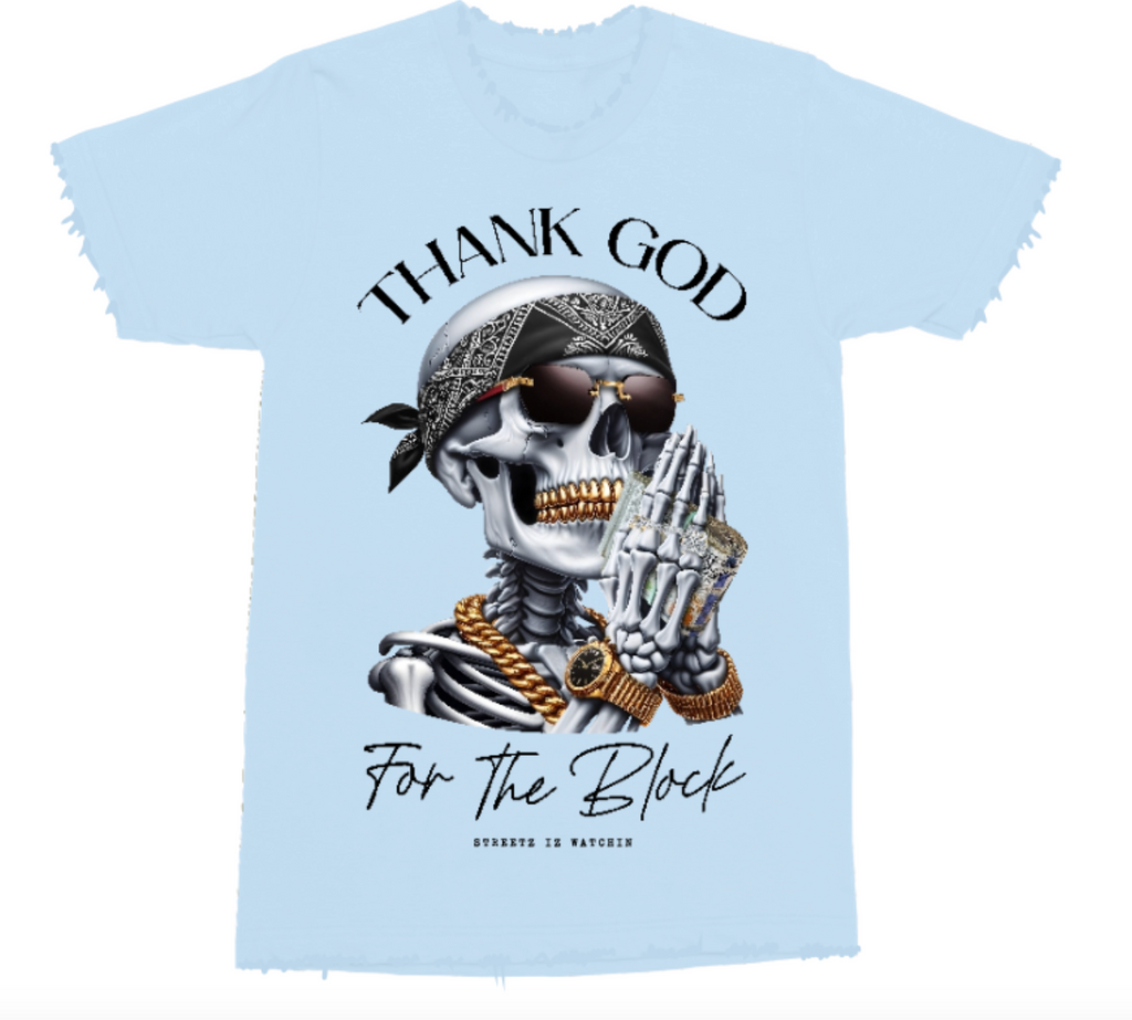 SIW5265W - THANK GOD FOR THE BLOCK SHIRT