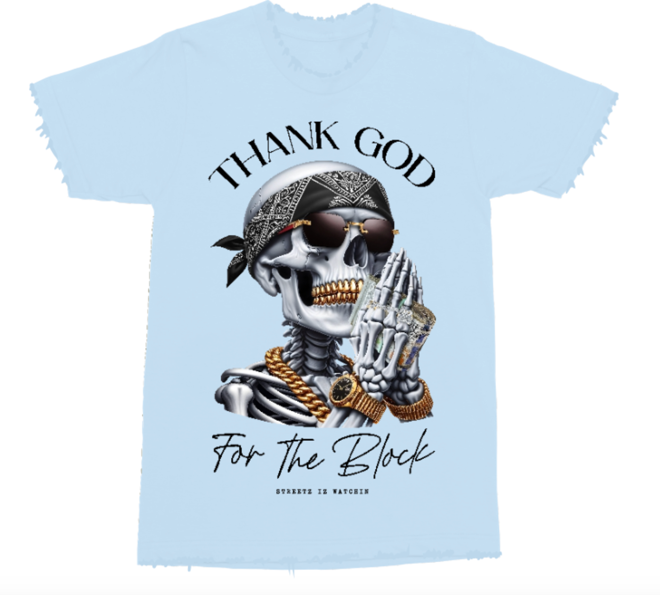 SIW5265W - THANK GOD FOR THE BLOCK SHIRT