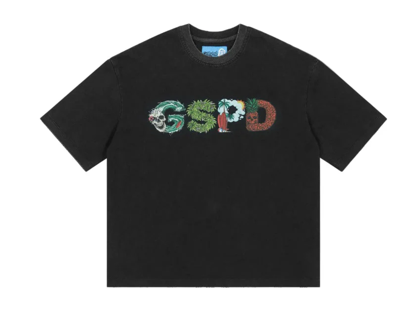Godspeed Tee Black Surfs Up