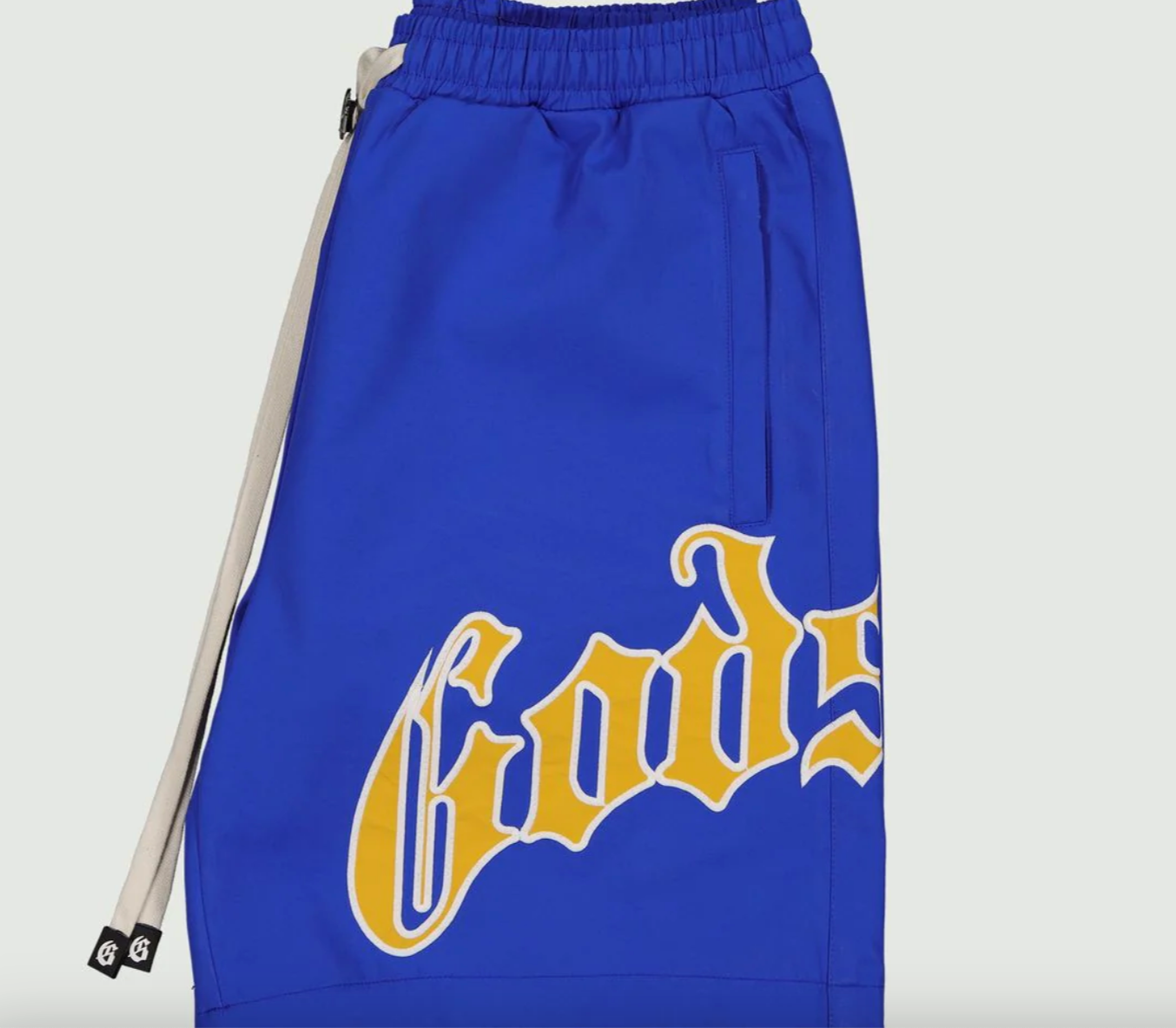 Godspeed Shorts OG Logo Nylon Blue Yellow