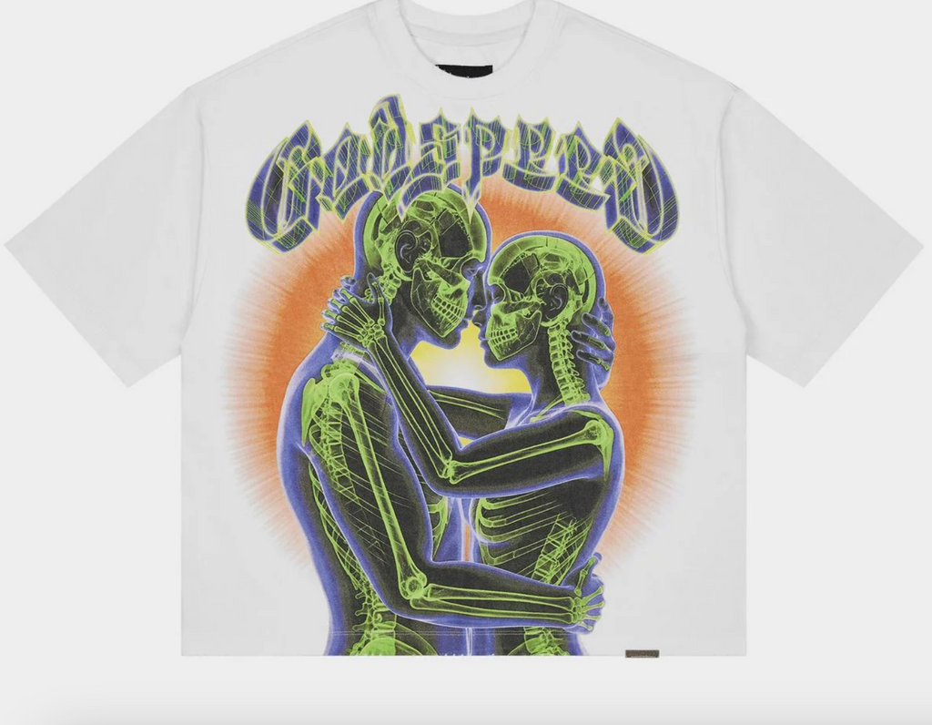 Godspeed Tee S.2.S Skeleton White