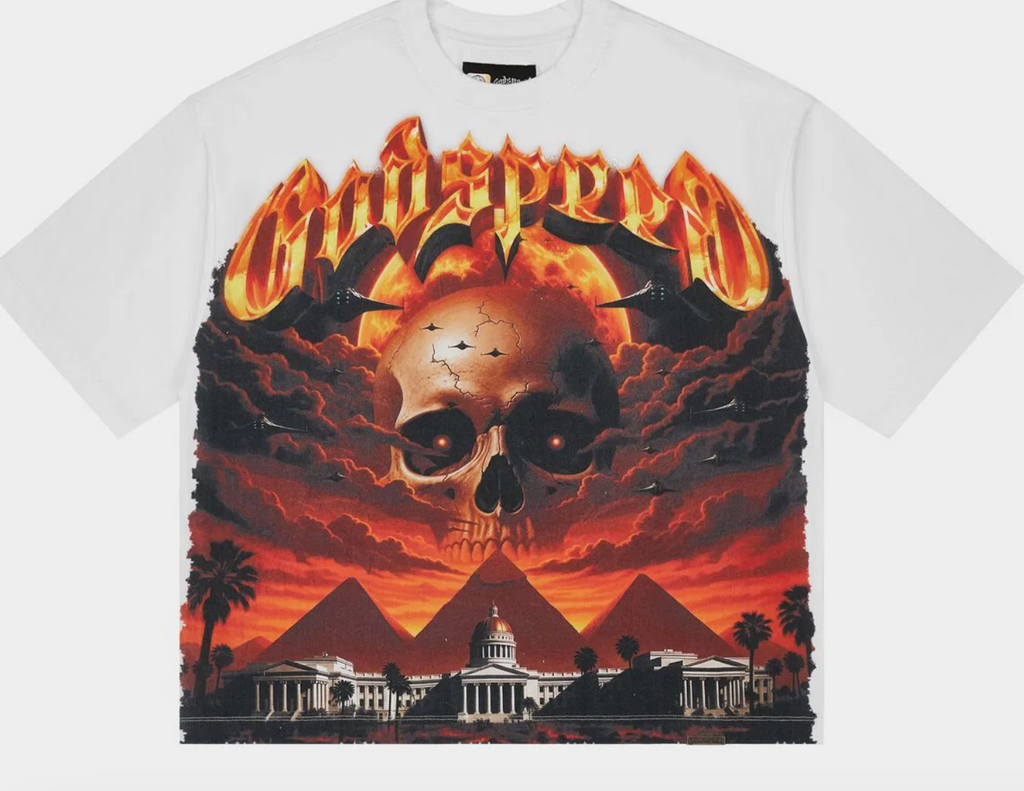 Godspeed Tee White Echos Of Empires