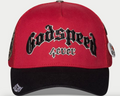 GODSPEED HAT RED BLACK FOREVER TRUCKER