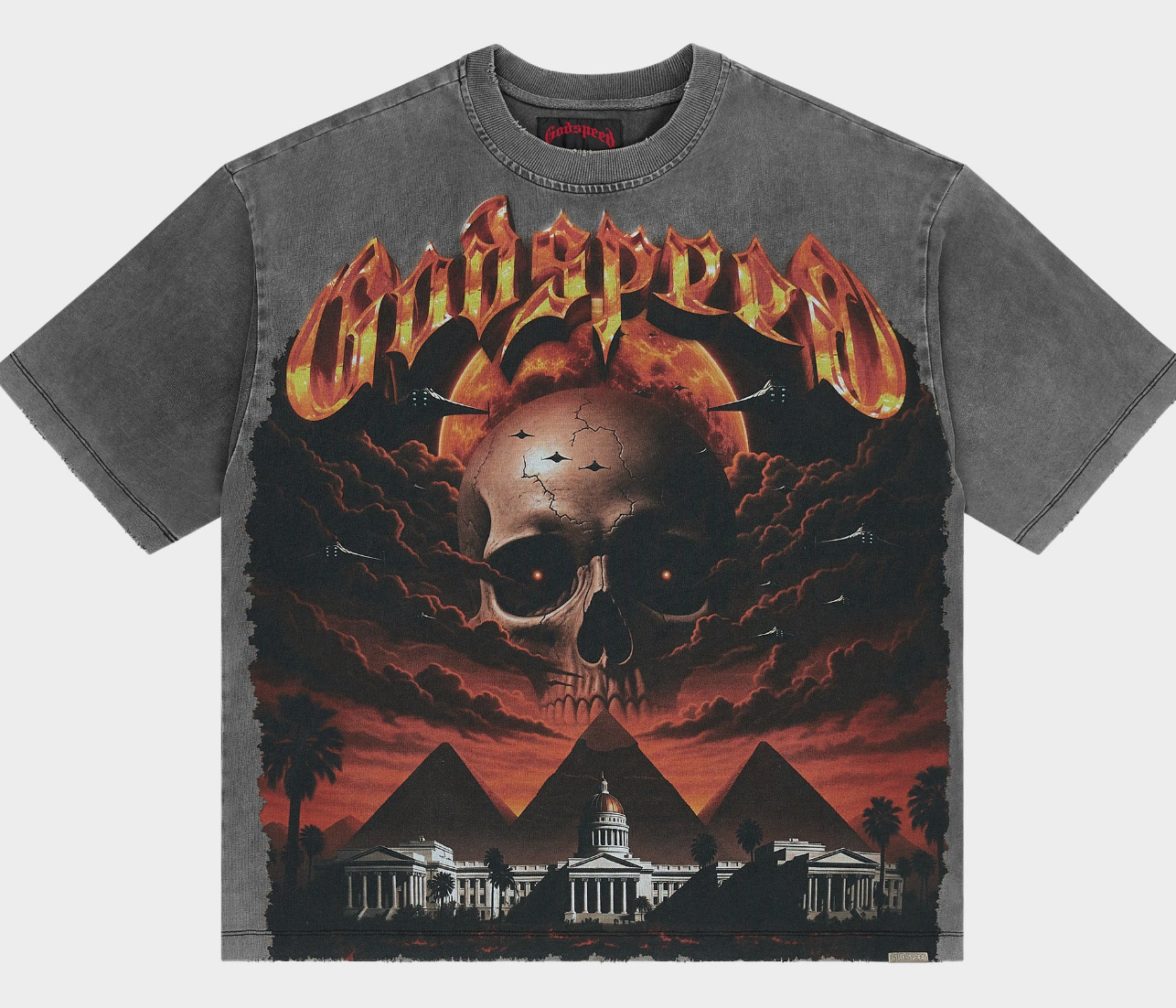 Godspeed Tee Grey Echos Of Empires
