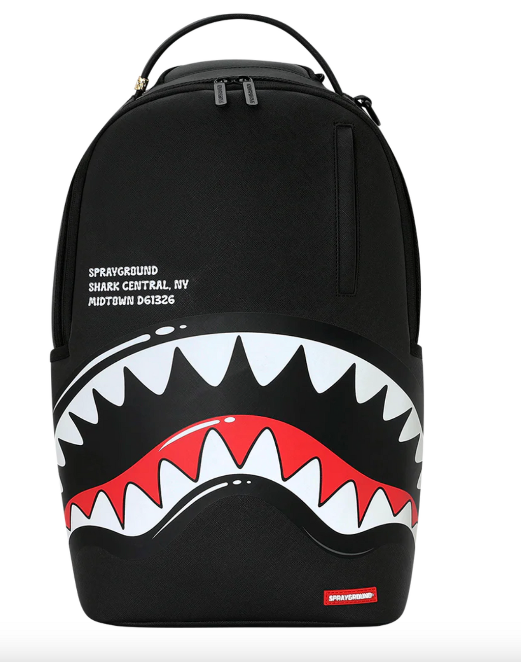 SGB - SHARK CENTRAL BUBBLE SHARK BLACK BACKPACK