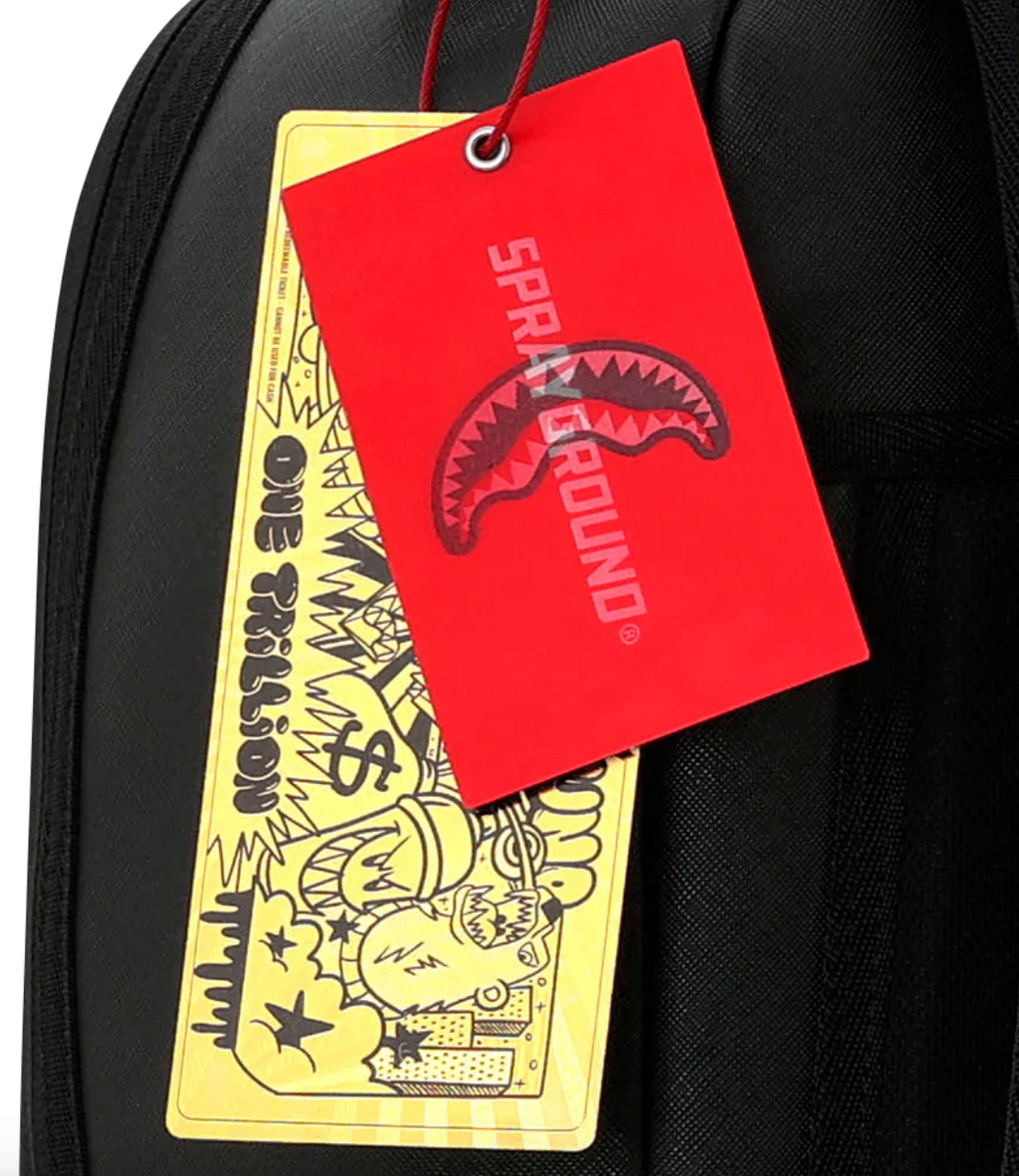 SGB - SHARK CENTRAL BUBBLE SHARK BLACK BACKPACK