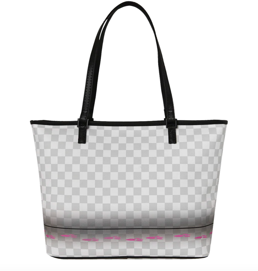 SGT - PINK PANTHER TOTE PAWPRINTS