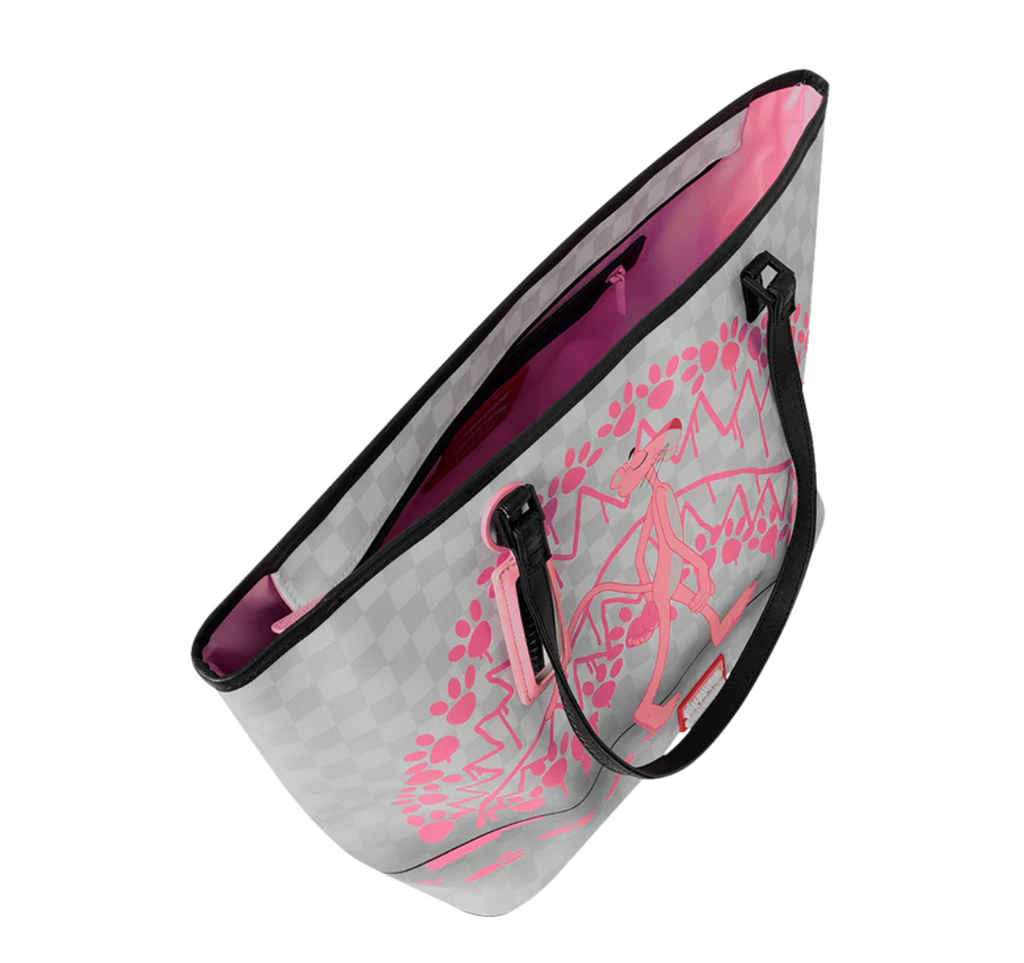 SGT - PINK PANTHER TOTE PAWPRINTS