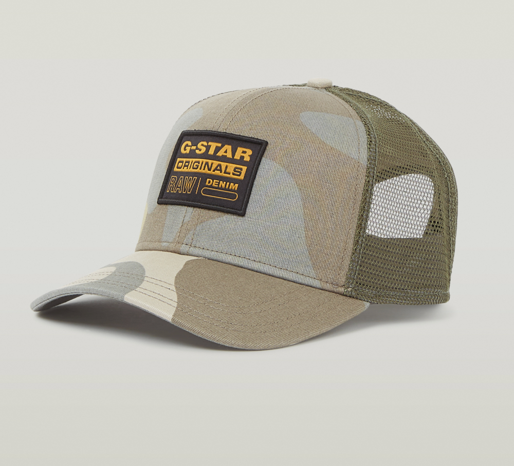 GSTAR HAT CAMO BASEBALL TRUCKER CAP  D23760-E574