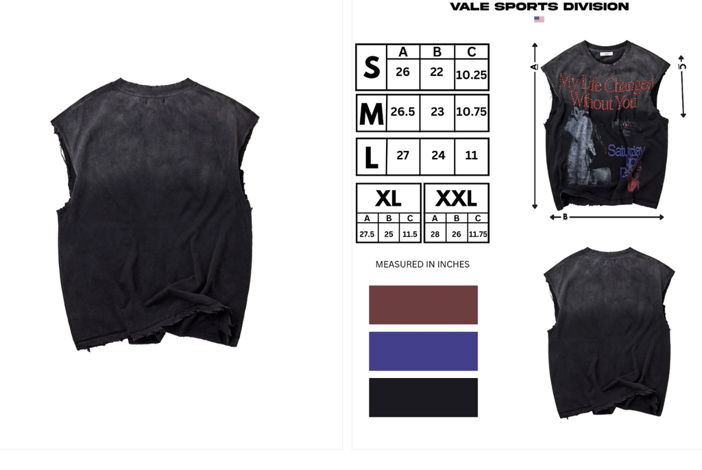 VALE FOREVER SLEEVELESS GROWTH TANK TEE