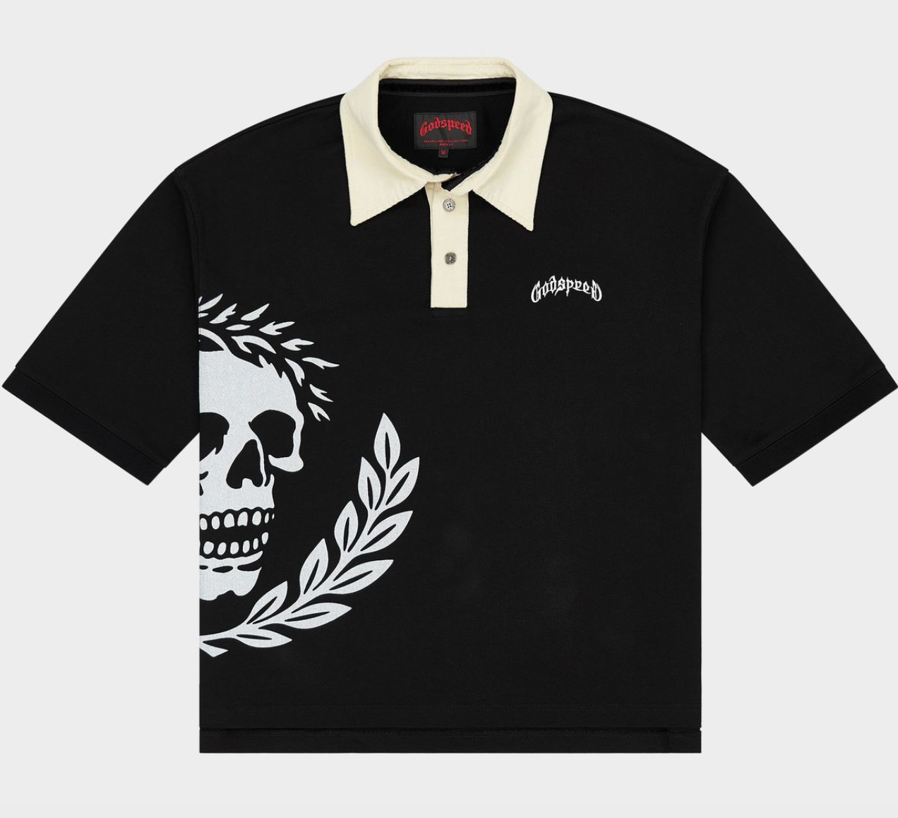 Godspeed Polo Victor Oversized Crest Black
